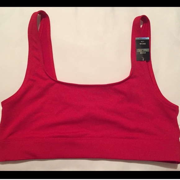 Z06 NWT Victoria’s Secret Scoop SportsBra Red Small - Picture 6 of 8